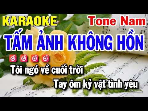Tấm Ảnh Không Hồn Karaoke Nhạc Sống Tone Nam Nhạc Sống Dễ Hát