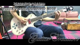 Video thumbnail for Zemaitis Antanus Superior Series A24SU 2015年製【WHITE PEARL DIAMOND】w/Original Hard Case 3.46kg by Guitar Creation