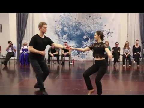 1st place JnJ All stars Konstantin Baranov Mariya Yelizarova   Swing&Snow 2019