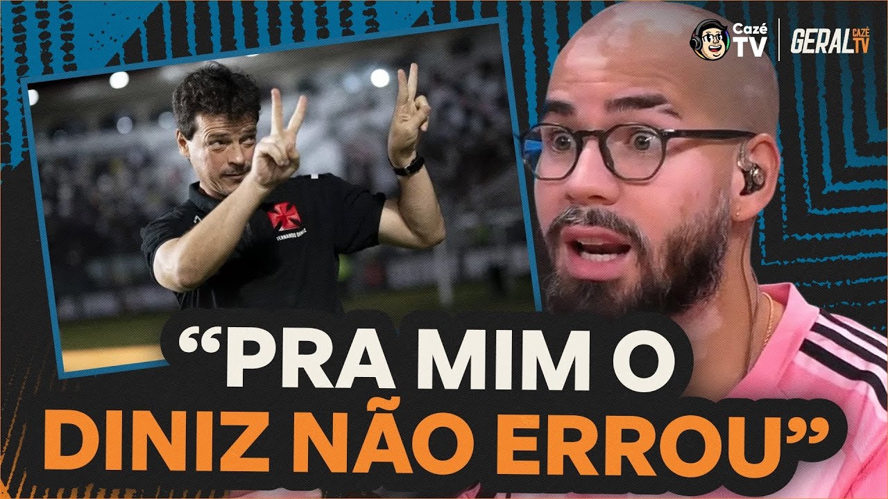 PEDROSA DEFENDE ESCALAÇÃO DE FERNANDO DINIZ APÓS VASCO SOFRER TOMAR GOLEADA DO GALO | GERAL CAZÉTV