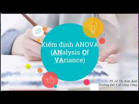 Bài số 4: Phân tích phương sai - ANOVA - lý thuyết