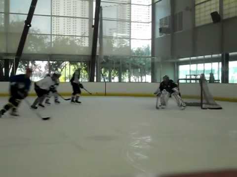 Ice Hockey Breakaway Save Pick-up Hockey by Jetta Rackleff