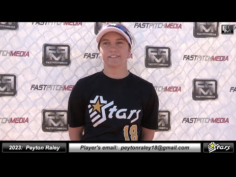 2023 Peyton Raley Athletic Slapper and Outfielder Softball Skills Video - Colorado Stars 18 Gold