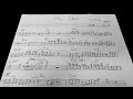 Ray Brown / My Ideal (bass solo transcription)