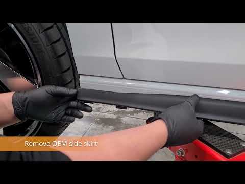 VW MK8 Golf GTI Side Skirt Splitter Installation Guide