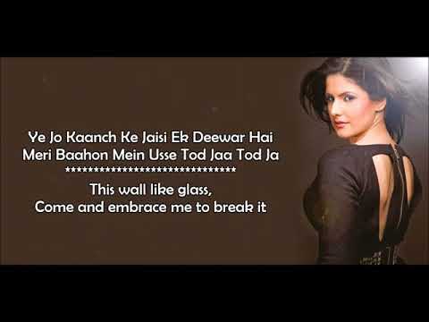 Aaj Zid   Arijit Singh   Aksar 2   Lyrical Video With Translation