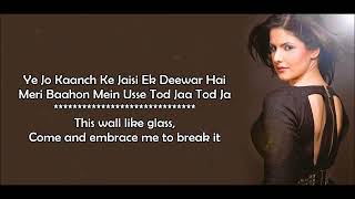 Aaj Zid   Arijit Singh   Aksar 2   Lyrical Video With Translation