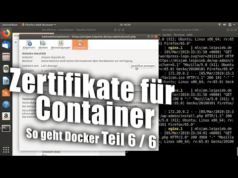 Zertifikate für Container | Docker-Tutorial 6/6