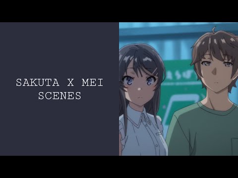 Sakuta x Mei Scenes Raw || HD - 1080p
