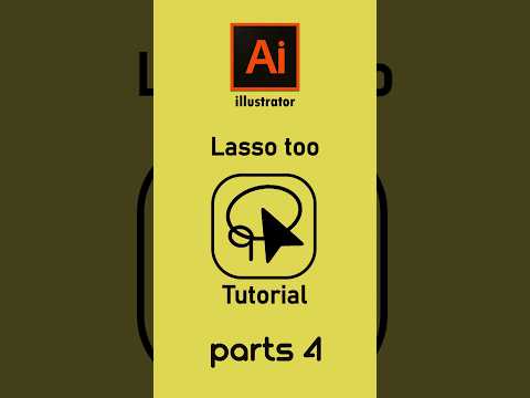 Lasso tool | Adobe illustrator #adobeillustrator #illustratordraw #shortvideo #tips #art