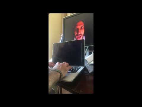 #iPhoneMacbeth: Director Christopher Carter Sanderson at work on Macbeth