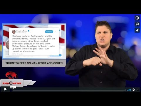 Trump tweets on Manafort and Cohen (ASL 8.22.18)
