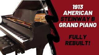 Video thumbnail for Vintage Steinway B Grand Piano | Built in 1913 by Stilwell Pianos