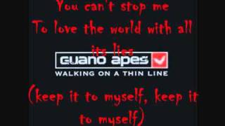Guano Apes - You can´t stop Me (Lyrics)
