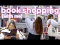 spend the day BOOK SHOPPING with me + book haul 📖☕️✨ cozy bookstore vlog!