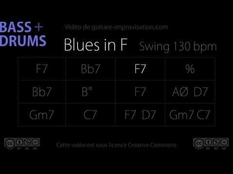 Blues in F (130 bpm) Bass/Drums : Backing Track