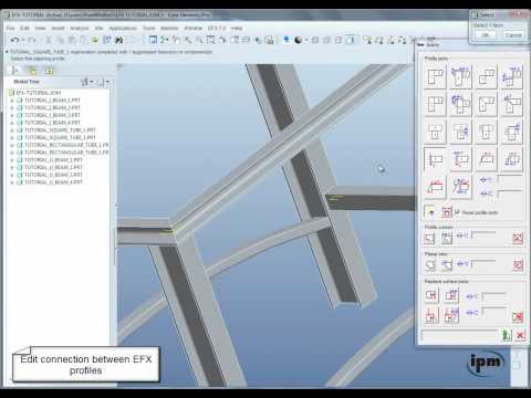 Pro/E Tutorial: Quick EFX (Expert Framework Extension) video tutorial