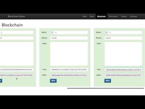 Blockchain 101 - A Visual Demo Video