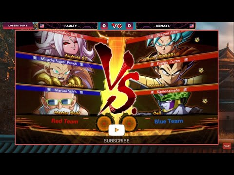 Glitch Infinite Top 8 - Faulty Vs. Kbmay6 - Dragon Ball FighterZ