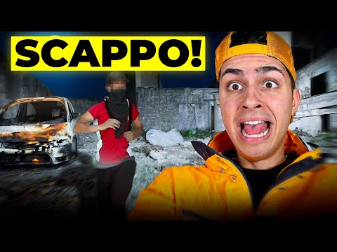 A Stranger CHASES us while exploring... (ghost town)