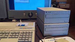 Atari Falcon - Nakamichi MBR-7 or Mountain CD-7 Changer - 7 CD Discs At My Fingertips - CD Audio Too