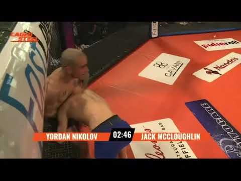FIRST ROUND SUBMISSION!!    Jack McLoughlin vs Yordan Nikolov