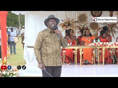 President Ruto graces engagement ceremony for Moiben MP Phylis Bartoo's daughter in Eldoret!!