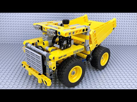 Cute Lego Technic 42035 Mining Truck 2015 Dump Truck Set Quick Look / Overview / Tour