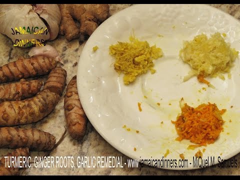 Bladder Infection Remedial: Turmeric, Ginger Root & Garlic Benefits Video