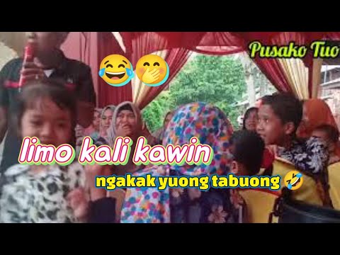 LIMO KALI KAWIN NGAKAK :V :v- DUO BINI MUDO TIGO BINI TUO (SAKAMPUONG SODO) :V:V - LIVE BATU BOLAH