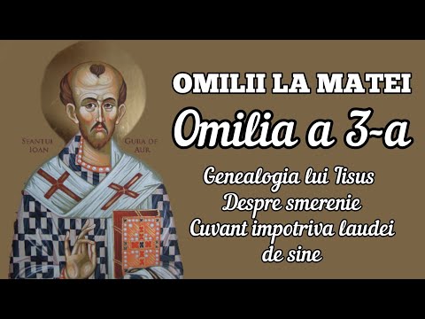 Homily 3 on the Gospel of Matthew – St. John Chrysostom