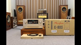 Accuphase E800 + CD DP750 vs B&amp;W 804D4