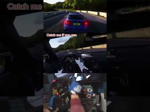 BMW weaving through TRAFFIC | Assetto Corsa VR | Steering wheel + Shifter Gameplay #simracing #vr