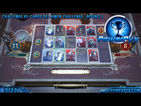Final Fantasy 7 VII Rebirth - All Card Carnival Challenge Solutions (Card Puzzles)