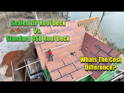 Sealed Zip Roof Deck vs. Commodity OSB Roof Deck - Cost Breakdown