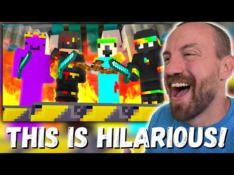 THIS IS HILARIOUS!!! FlameFrags Unstable SMP Plays Minecraft Battle Box (REACTION!!!)
