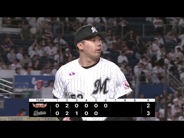 【6回表】20歳バッテリー!! マリーンズ・木村優人 6回103球2失点の粘りの投球!! 2025年8月19日 千葉ロッテマリーンズ 対 東北楽天ゴールデンイーグルス
