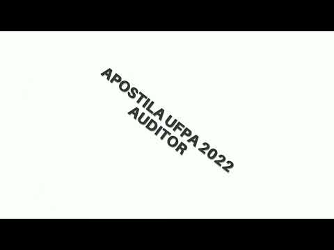 Apostila UFPA 2022 Auditor