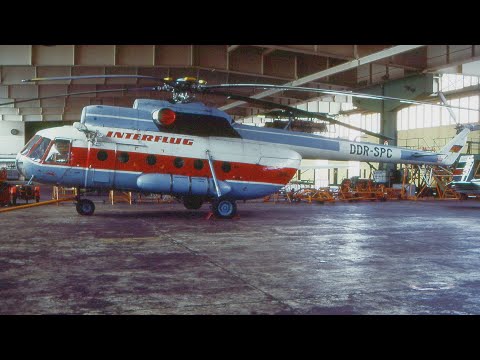 MI 8 papa bravo "The Interflug Crane Pilots" GDR 1974 (Documentary)