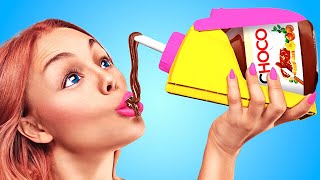RICH vs BROKE FOOD GAGDGETS - Genius HACKS from TikTok | Funny Challenges by La La Life Games