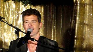 I Need Love - Robin Thicke live @ Qream Launch