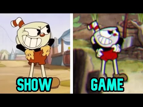 The Cuphead Show Vs. Cuphead Video Game - Direct Comparison