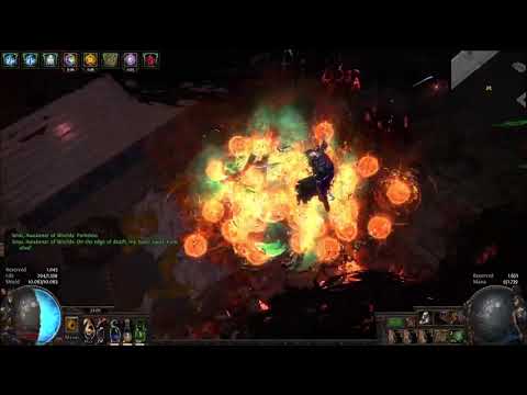 [3.10] Path of Exile AL 8 Sirus Phase 3 vs 10k ES Spellslinger Low Life Volatile Dead