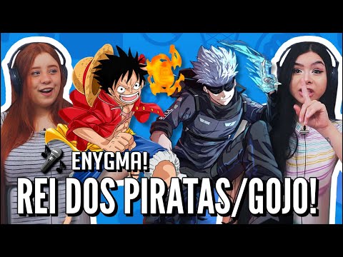 JOVENS REAGEM A ENYGMA - RAP DO REI DOS PIRATAS | LUFFY - ONE PIECE E RAP DO SATORO GOJO - JUJUTSU