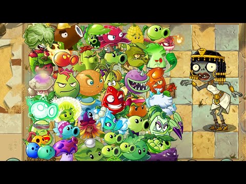 PvZ 2 Random Team Plants Vs Cleopatra Zombie LEVEL 10 - Which Plant Team Is Best?