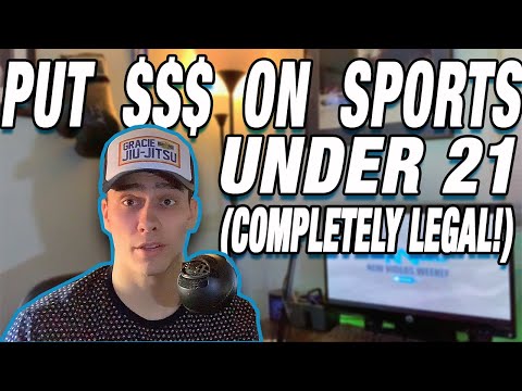 BET On Sports UNDER 21! (COMPLETELY LEGAL 18+)