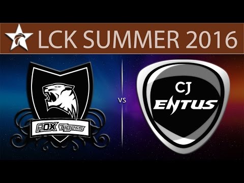 [LoL Highlights] ROX vs CJ Game 1 | LCK Summer 2016 (15.06.2016) - ROX Tigers vs CJ Entus