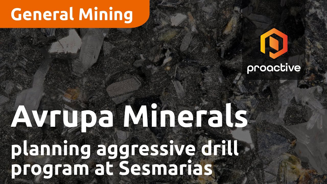 Avrupa Minerals planning partner funded drill program at Sesmarias copper-zinc-lead Project in Portugal