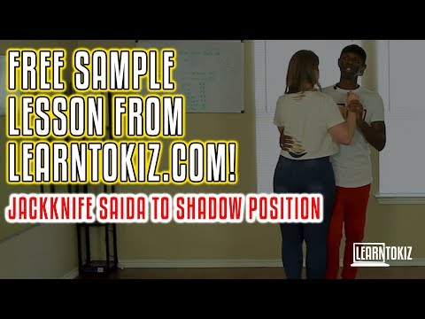 Free Urban Kiz Sample Lesson from Learntokiz.com! | Jack Knife Saida Into a Shadow Position Entry