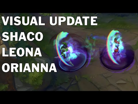 VISUAL UPDATE FOR SHACO, LEONA AND ORIANNA | PBE Rundown